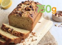 Recette du cake aux noisettes et citron - 750g