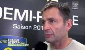 La réaction de Franck Azéma après Clermont / Lyon