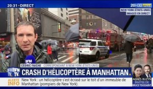 Un hélicoptère s'est écrasé sur le toit d'un immeuble de Manhattan à New York
