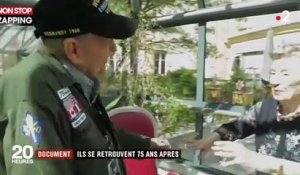 Un vétéran américain et une Française se retrouvent 75 ans après la guerre (Vidéo)