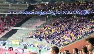 Belgique-Ecosse: le somptueux hymne des supporters écossais