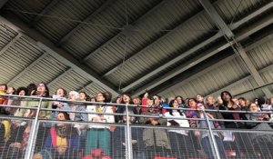 Coupe du monde féminine. Roazhon Park de Rennes : 600 voix chantent pour l’égalité hommes-femmes
