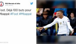 Football. Kylian Mbappé atteint la barre des 100 buts en carrière