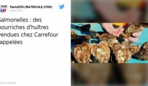 Des huîtres vendues chez Carrefour et contaminées par la salmonelle font l’objet d’un rappel