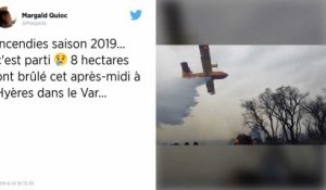 Premiers importants incendies de l’année dans le Var