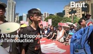 Hong Kong : Joshua Wong, le militant pro-démocratie qui galvanise les foules