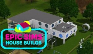 Les Sims : une vidéo accélérée de la construction d'une maison futuriste