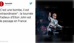 Elton John entame sa tournée d’adieux en France : « Vous allez tellement me manquer ! »