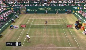Halle - Pas de finale pour Herbert, battu par Federer (6-3, 6-3)