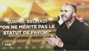 Djamel Belmadi : "On ne mérite pas le statut de favori"