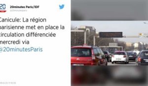 Canicule : Circulation différenciée mercredi en région parisienne et à Lyon, à Strasbourg jeudi