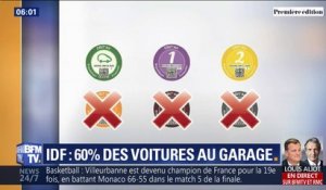 Circulation différenciée en Île-de-France: pour la première fois, les vignettes Crit'Air 3 doivent rester au garage