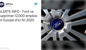 Le groupe Ford annonce la suppression de 12 000 emplois en Europe