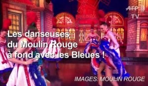 Mondial-2019: les danseuses du "Moulin Rouge" avec les Bleues !
