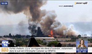 Plusieurs départs de feu liés aux fortes chaleurs ont eu lieu dans le Gard