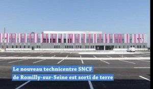 Le nouveau technicentre SNCF de Romilly-sur-Seine voit le jour