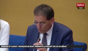 Energie et climat : françois de rugy présente le projet de loi au sénat - Les matins du Sénat (03/07/2019)