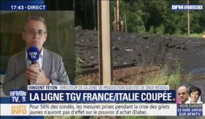 Coulée de boue en Savoie: la ligne Paris-Milan sera coupée "au moins jusqu'à fin juillet" (responsable SNCF Réseau)