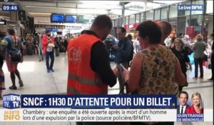 Les files d'attente sont de plus en plus interminables aux guichets SNCF