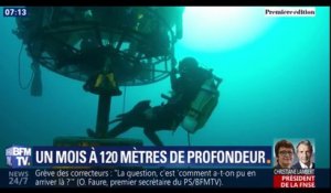 Durant un mois, 4 plongeurs vont explorer la Méditerranée et vivre dans une capsule à 120 mètres de profondeur