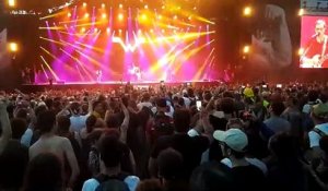 Eurockéennes de Belfort Weezer sur la Grande Scène et leur tube Island in the sun