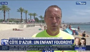 Un enfant de 10 ans foudroyé sur la Côte d'Azur