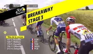 Echapée / Breakaway - Étape 3 / Stage 3 - Tour de France 2019