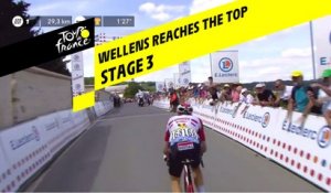 Wellens au sommet du deuxième col / Wellens reaches the second top  - Étape 3 / Stage 3 - Tour de France 2019