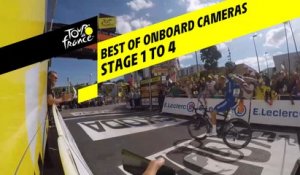 Best Of caméras embarquées / Best Of onboard cameras - Etape 1 à 4 / Stage 1 to 4 - Tour de France 2019