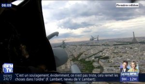 Les images aériennes des répétitions du défilé aérien du 14 juillet au-dessus de Paris