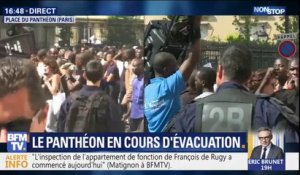 Manifestation des "gilets noirs": le Panthéon en cours d'évacuation