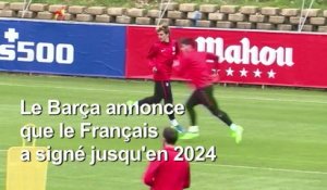 Antoine Griezmann signe au Barça jusqu'en 2024