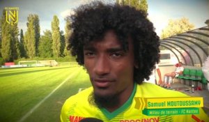 Lausanne Ouchy - FC Nantes : la réaction de Samuel Moutoussamy
