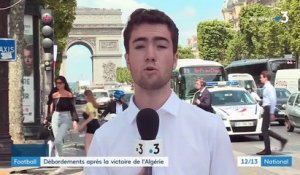 Paris : après la victoire de l'Algérie, 50 personnes interpellées