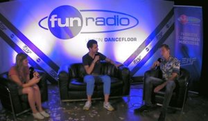 Sam Feldt en interview dans le studio de Fun Radio à l'EMF 2019