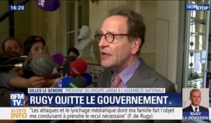 Gilles le Gendre, président du groupe LaRem à l'Assemblée Nationale, "salue" la décision de François de Rugy