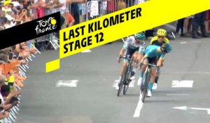 Last kilometer / Flamme rouge - Étape 12 / Stage 12 - Tour de France 2019