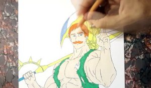 Drawing Escanor Lion's Sin of Pride - Nanatsu no Taizai (Seven Deadly Sins)