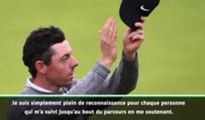 British Open - McIlroy : "Je pars d'ici la tête haute"