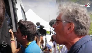 Tour de France 2019 - Marc Madiot fou de joie lors de l'arrivée de Pinot
