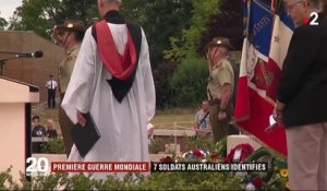 Première Guerre mondiale : sept soldats australiens enfin identifiés
