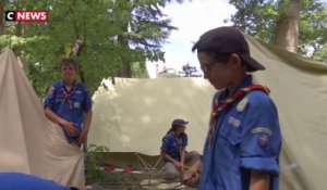 Yvelines : 20.000 scouts débarquent à Jambville en pleine canicule
