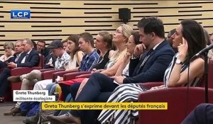 "Vous avez le devoir d'écouter les scientifiques" : revivez le discours de Greta Thunberg devant les députés français