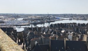Saint-Malo depuis le sommet de sa cathédrale !