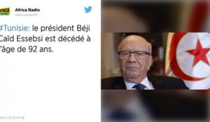 Tunisie. Le président Béji Caïd Essebsi est mort à l'âge de 92 ans