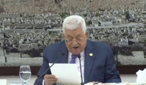 Mahmoud Abbas annonce que l'Autorité palestinienne va cesser de respecter les accord avec Israël