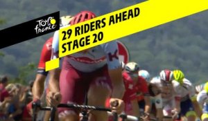 29 coureurs dans l'échappée / 29 riders ahead - Étape 20 / Stage 20 - Tour de France 2019