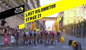 Last kilometer / Flamme rouge - Étape 21 / Stage 21 - Tour de France 2019