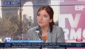 Aurore Bergé sur les permanences LaREM saccagées: "On cherche à générer un sentiment de peur parmi les parlementaires"