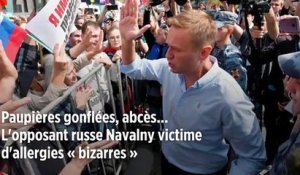 Paupières gonflées, abcès... L'opposant russe Navalny victime d'allergies « bizarres »